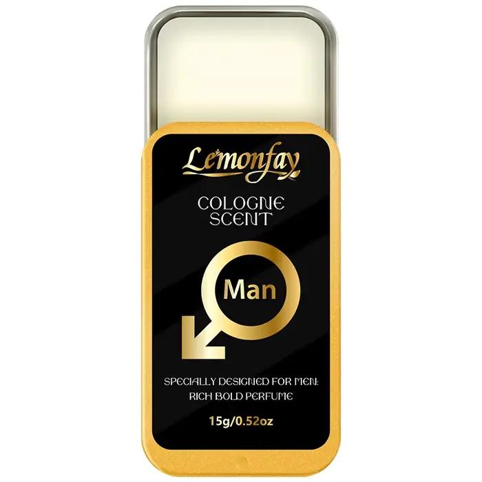 Baume parfumé pour homme Lemonfay, au parfum riche et longue durée, portable, adapté à un usage quot