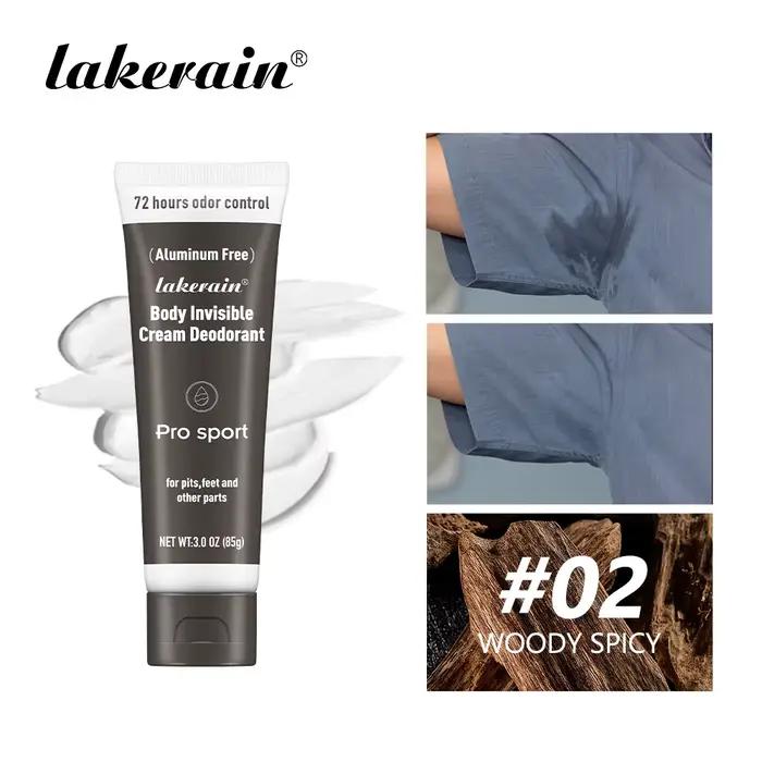 Déodorant invisible pour le corps, protection longue durée 72h contre les odeurs, ingrédients nature
