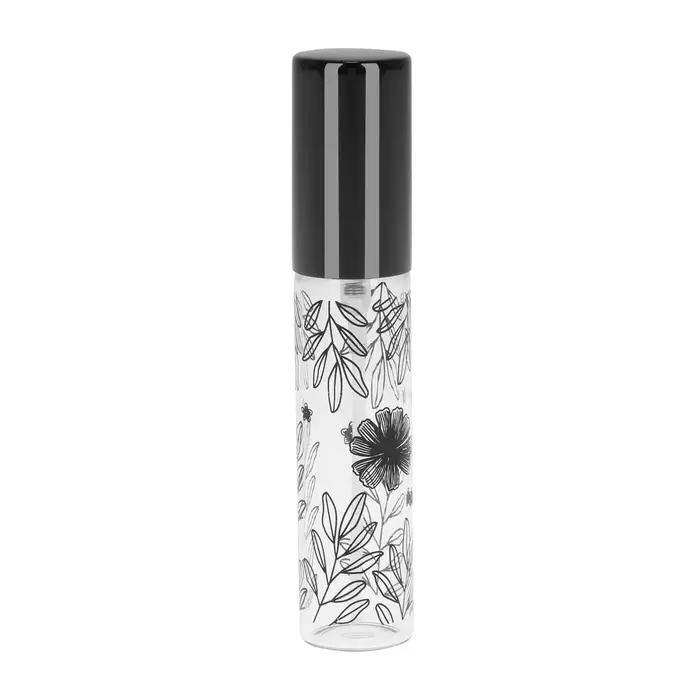 Mini bouteille de Parfum en verre à motif Portable rechargeable vide de 10 ML avec étui de pulvérisa