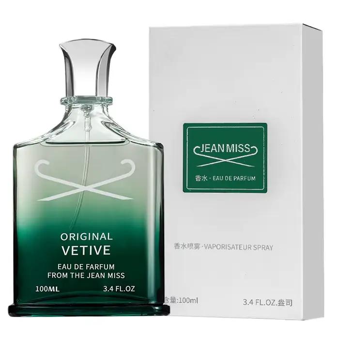 Napoléon Vetiver Parfum argent montagne Type d'eau 100ml Eau De Parfum unisexe parfum frais Woody aq