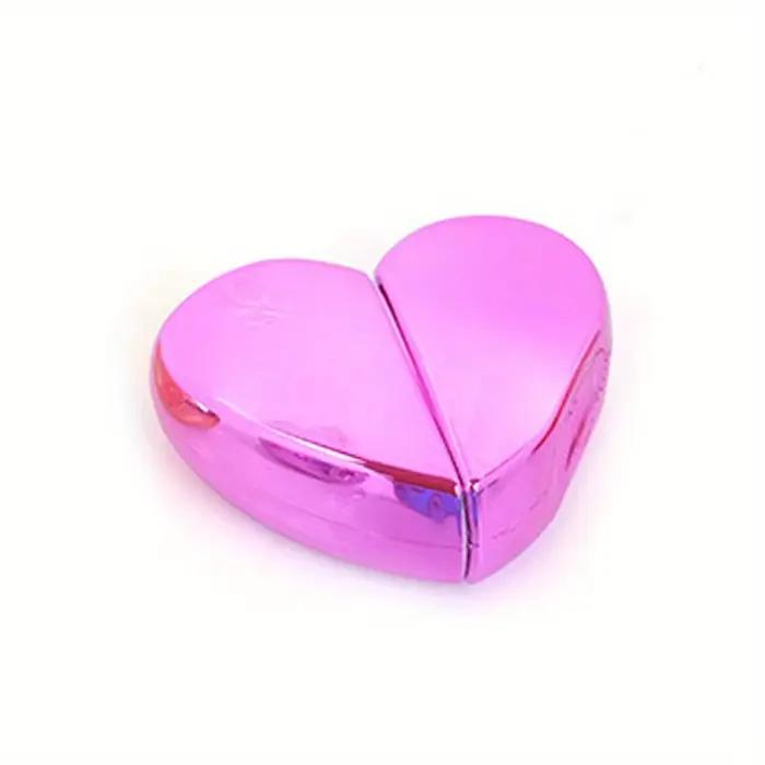 1pc 25ML voyage bouteille de parfum en forme de coeur Portable cosmétiques bouteille en verre vapori