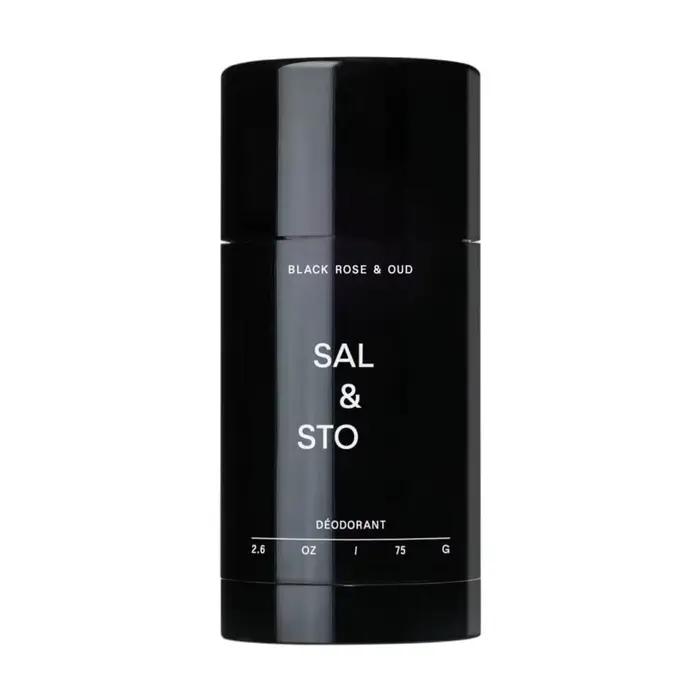 Bâton déodorant parfumé SALT & STONE, parfum longue durée, parfum de bois de santal, rafraîchissant,
