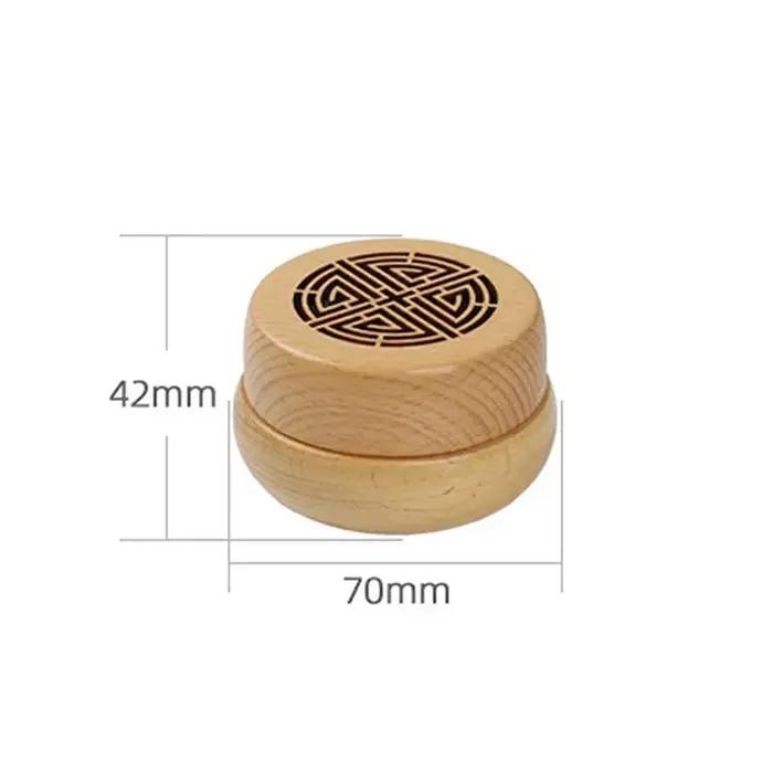 Boîte en bois de parfum antique portable pour diffusion d'arômes et décoration de salon chambre à coucher et voiture cadeau attentionné pour occasions spéciales