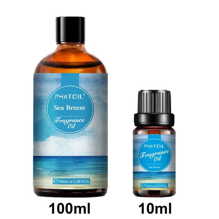 PHATOIL 10 ml/100 ml huile parfumée d'aromathérapie brise de mer Magnolia japonaise gomme à bulles bébé poudre ange 1 pièces huile aromatique de parfum