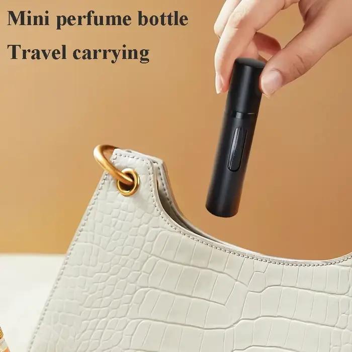 Mini bouteille de parfum rechargeable de 10/8/5ml, récipient de liquide, distributeur de pulvérisation de Charge inférieure pour cosmétiques, bouteille de parfum de voyage