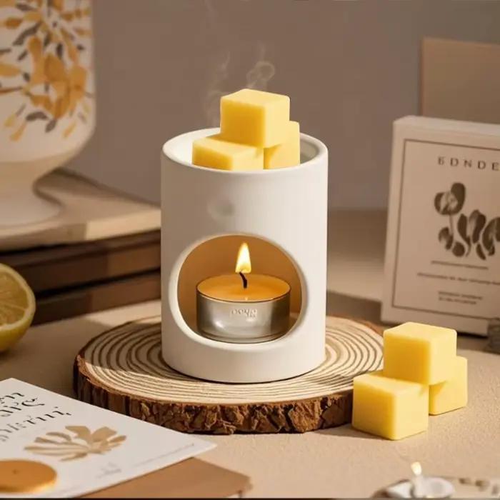 Bloc de cire parfumée, huile essentielle solide, matériel de bricolage, encens riche, parfum de bois de santal, épices Premium, arôme de méditation relaxant