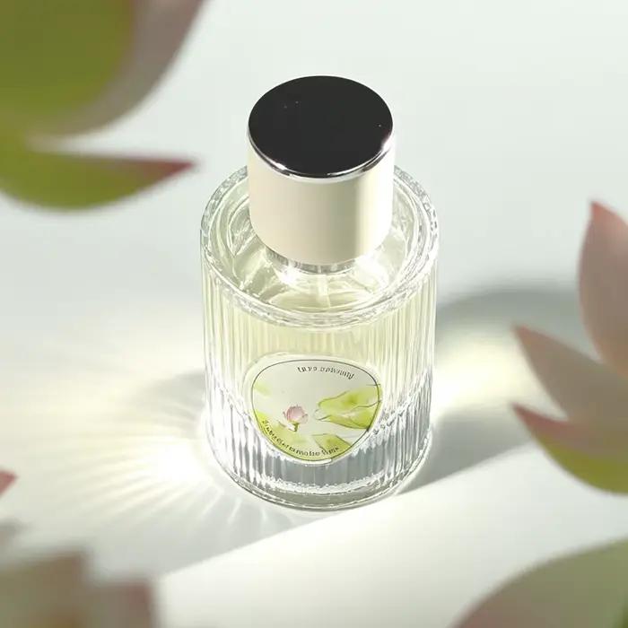 Parfum de lotus frais, fragrance florale et boisée longue durée
