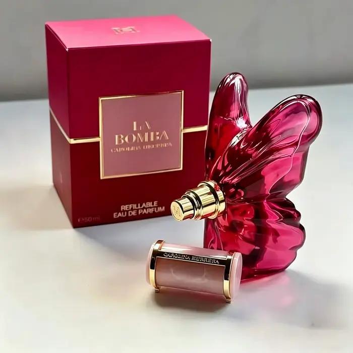 La Bomba Parfum en forme de papillon pour femme Eau de Parfum Parfum floral sucré Parfum longue durée pour tous les jours et les soirées 80ml EDP