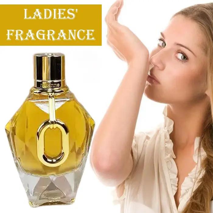 Parfum floral Million Gold 90ml pour femmes, élégant, longue durée, rendez-vous romantiques, soirée de gala, mariage, cadeau d'anniversaire, Noël
