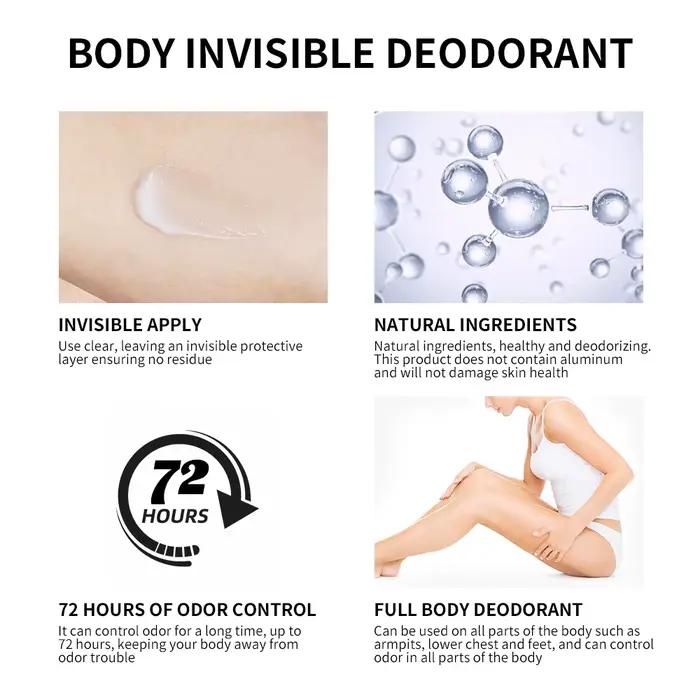 Crème déodorante parfum menthe longue durée sans aluminium pour tout le corps fraîcheur rafraîchissante pour les aisselles contrôle des odeurs anti-transpirant pour femmes et hommes occasions spéciales usage quotidien