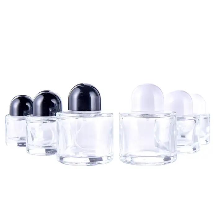 Flacon de parfum vide en verre de 30/50 ml, vaporisateur portable, distributeur de parfum à pression, emballage rechargeable