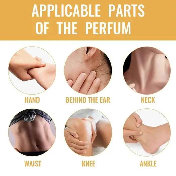 Huile de parfum roll-on or du Moyen-Orient