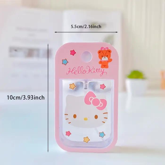 Flacon de parfum rechargeable 50 ml, mignon, Hello Kitty, Cinnamoroll, Kuromi, distributeur d'alcool, cadeaux