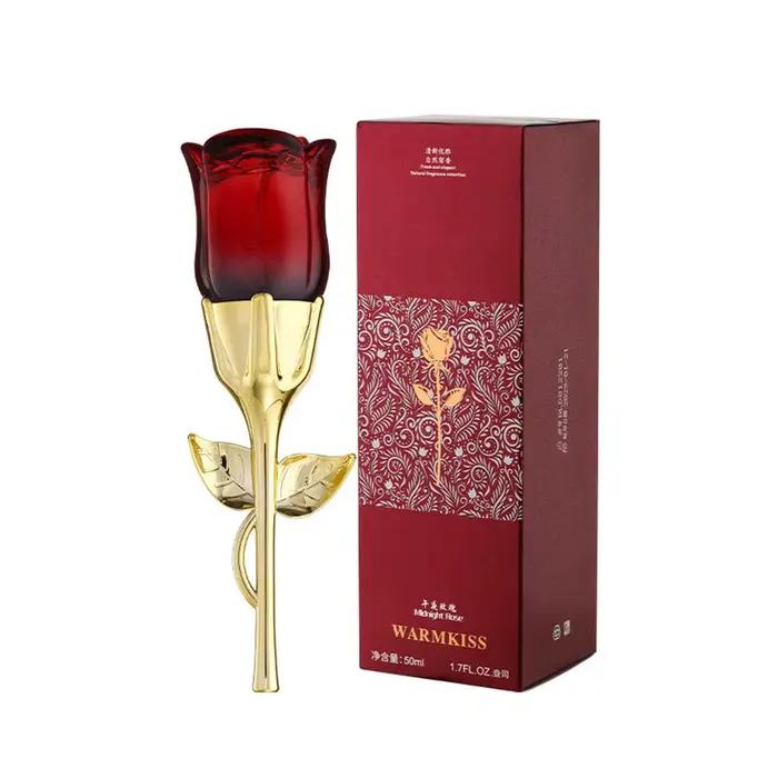 Parfum aux phéromones Rose de Minuit pour Femme – Brume Corporelle Élégante et Longue Durée, Senteur