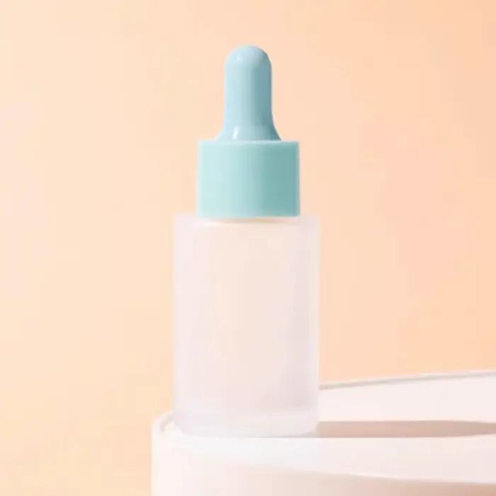 Flacon compte-gouttes en verre dépoli pour parfum 30ML/50ML, bouchon couleur macaron, huiles essenti