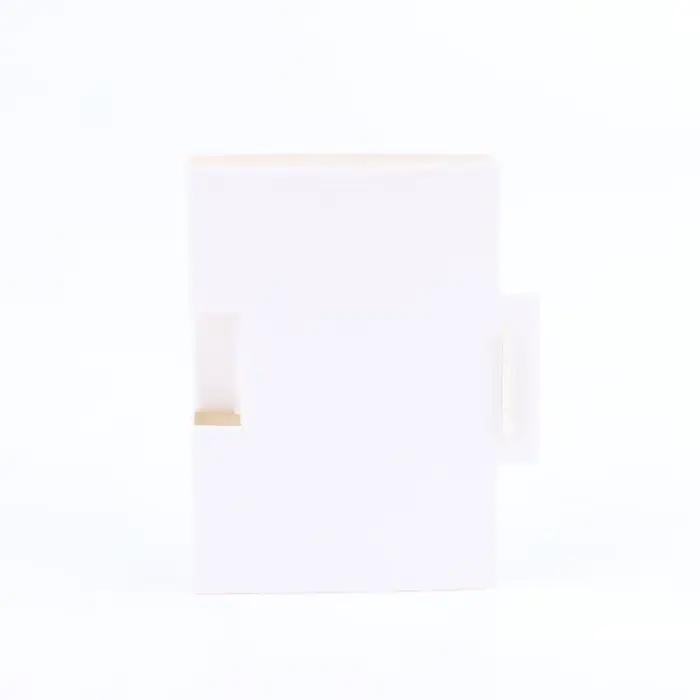 10 pièces d'emballages simples en carton pour flacons de parfum vides, boîtes d'emballage noires, bl