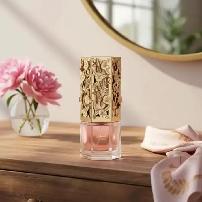 Parfum gourmand fruité floral pour femmes 100ml avec notes de vanille ambrée et musc pour occasions spéciales et quotidiennes
