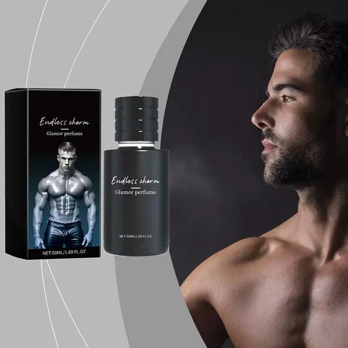 Parfum aux phéromones pour homme, longue tenue, 50 ml, rehausse le charme masculin, idéal pour les rendez-vous, Cologne pour homme