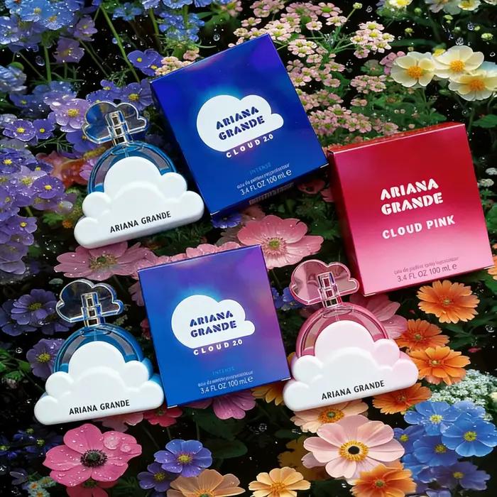 Eau de toilette féminine Série White Cloud 100ml longue tenue parfum floral nuances de Purple Cloud et Pink Cloud pour femmes occasions spéciales