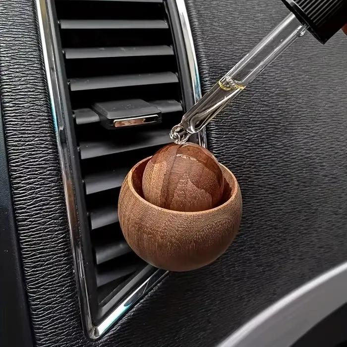 Mini diffuseur d'huile parfumée en bois, diffuseur d'arôme naturel pour voiture, chambre à coucher, salon, salle de bain, accessoire d'assainissement de l'air