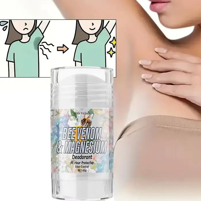 Baume déodorant au venin d'abeille hydratant pour homme et femme fraîcheur longue durée parfum durable pour aisselles corps zones intimes occasions quotidiennes