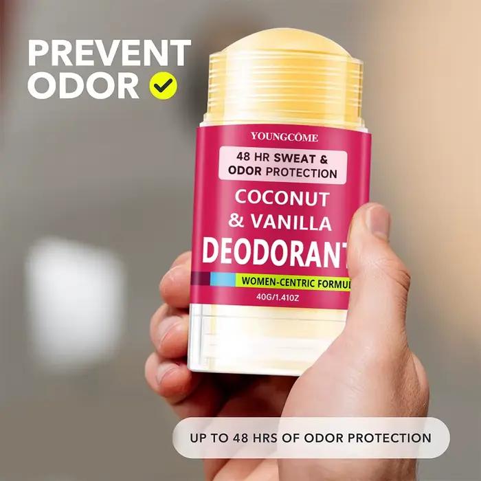 YOUNGCOME Déodorant pour femme à la noix de coco et à la vanille