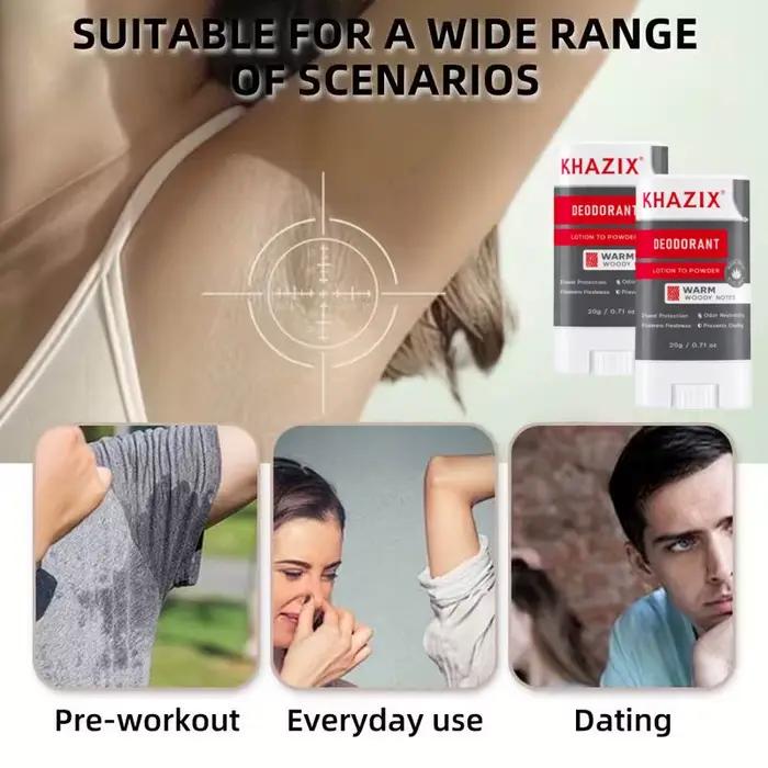 Déodorant en stick, adapté aux hommes et aux femmes
