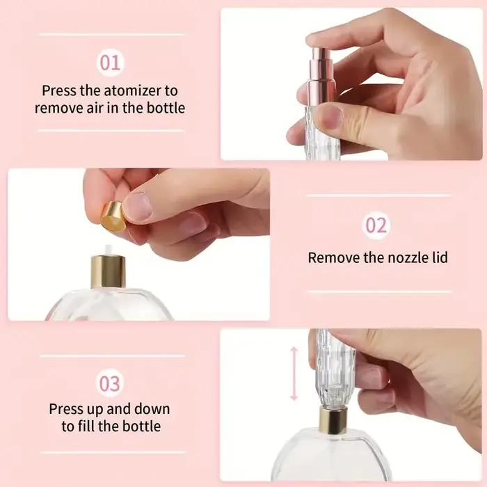 Pulvérisateur de parfum diamant cristal de 5ml