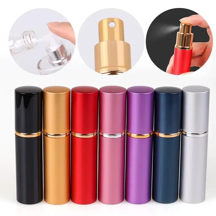 AfricPerfume-Bouteille en verre portable en aluminium