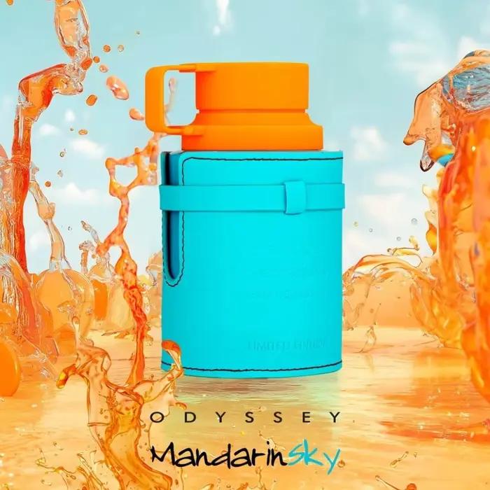 Parfum Armaf Odyssey Mandarin Sky Eau de Toilette Unisexe Frais et Aromatique aux Agrumes Occasions Spéciales Usage Personnel