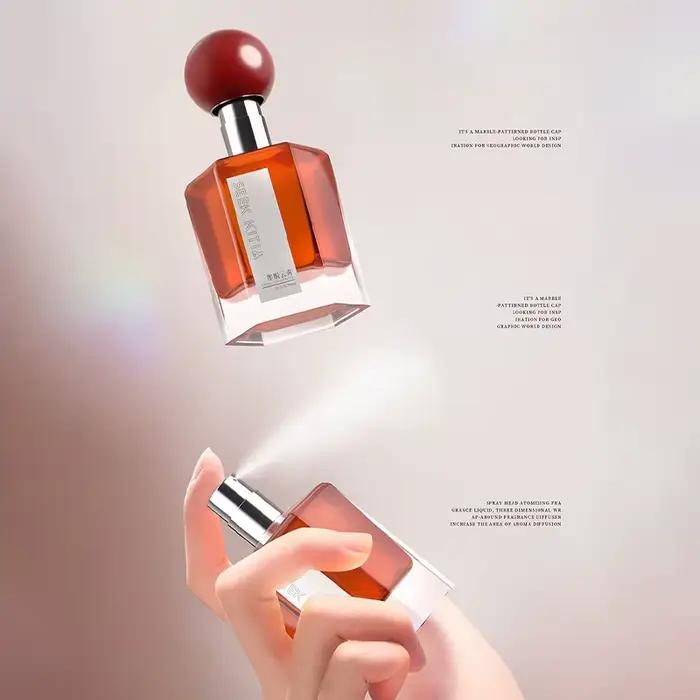 Parfum longue durée pour femme, senteur peau, rose, poivre, jasmin, magnolia, framboise, ambre blanc, bois de santal, musc floral, cadeau quotidien