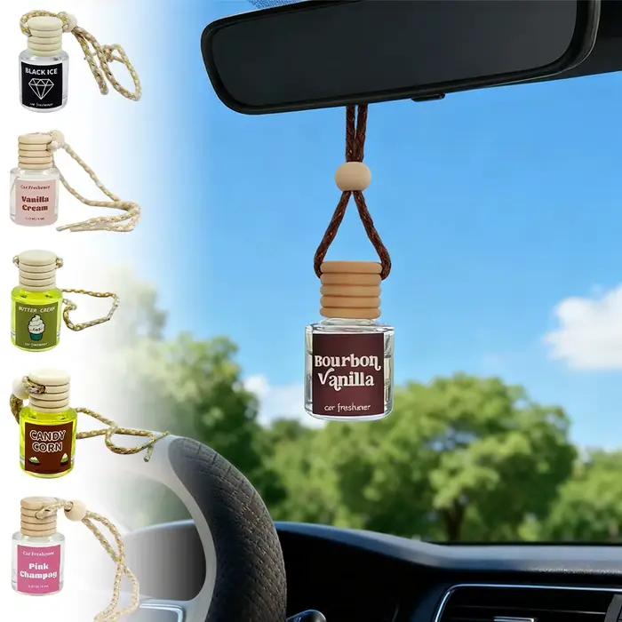 Bouteilles suspendues pour voiture, 8ml, parfum, aromathérapie, rechargeable, désodorisant, diffuseur, huile, parfum, véhicule, pendentif Sapper automatique