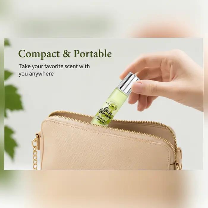 Huile de phéromone aux gommes de raisin 10 ml - Huile parfumée douce et fruitée, parfum subtil, Eau de Toilette originale pour voyage ou rendez-vous galants