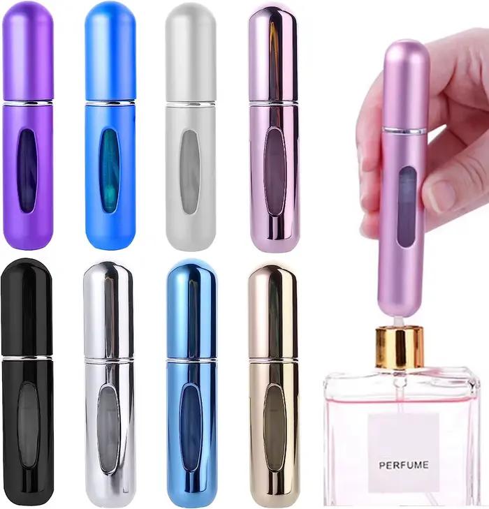 Mini Bouteille Rechargeable en Aluminium pour Parfum Personnalisable, Idéale pour Voyages et Occasions Spéciales, Accessoire Élégant et Pratique à Offrir