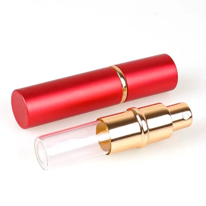 AfricPerfume-Bouteille en verre portable en aluminium